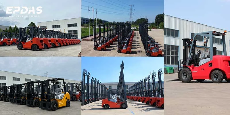 Diesel Forklift category illustration