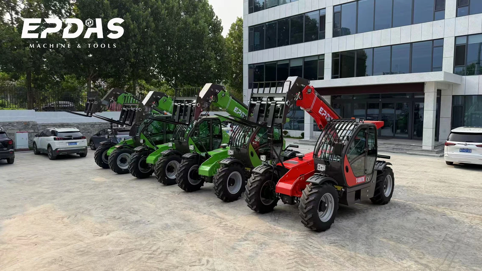 Client-supplied EPDAS telehandlers & forklifts photograph