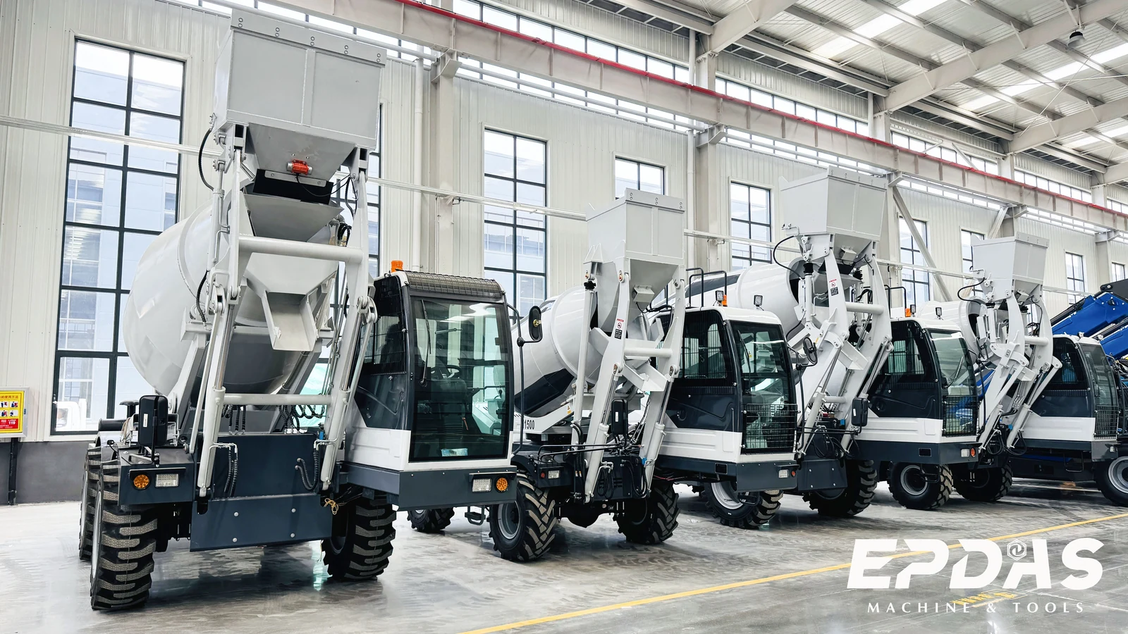 Client-supplied EPDAS concrete mixers photograph