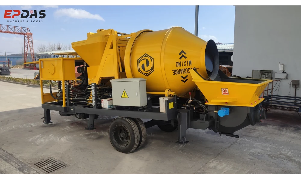 Concrete Pumping equipment illustration