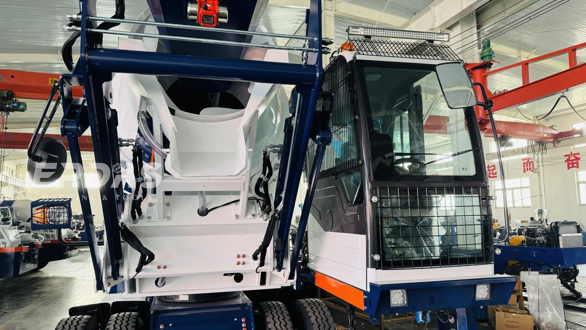 How to Maintain a Self-Loading Concrete Mixer | Tips to Extend Service Life & Cut Downtime equipment illustration
